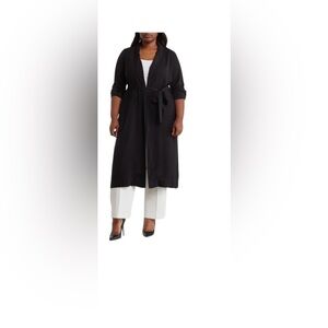 - DR 2 full length duster with belt